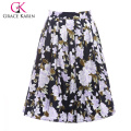 19 Colors ! Grace Karin Cheap Occident Short Vintage Floral Print Cotton 50s Retro Skirt CL6294-9#